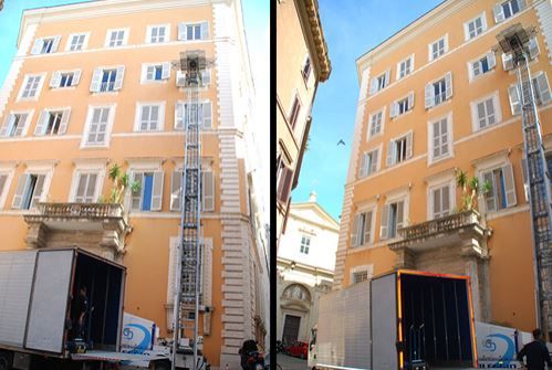 Archisio - Cd Traslochi - Progetto Scale aeree carrate e componibili