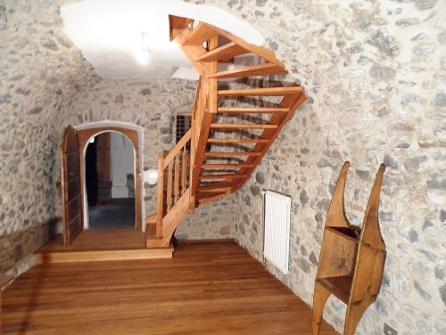 Archisio - Falegnameria Decrestina Pierluigi - Progetto Scala in larice evaporato