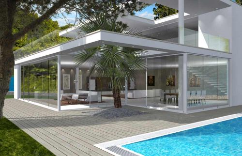 Archisio - Italia Design Di Casula Antonio - Progetto Vetrate panoramiche per tutti gli ambienti per chi non vuole mai rinunciare ad un p di luce