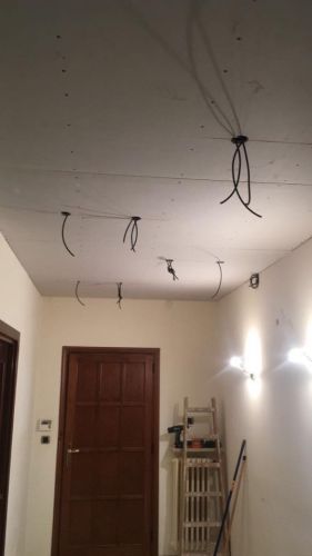 Archisio - Ferrero Andrea Decorazioni - Progetto Soffitto prima e dopo