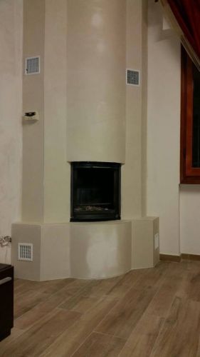 Archisio - Cartongesso Design - Progetto Camino in cartongesso