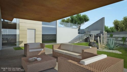Archisio - Gilles Patrice Arch Todaro - Progetto Lussuosa villa unifamiliare superpanoramica