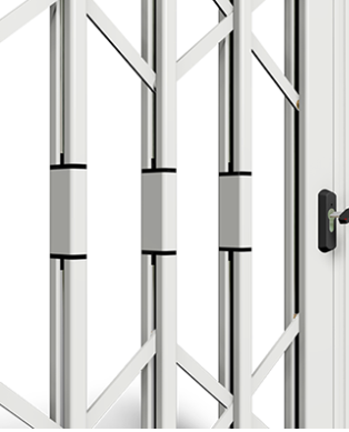 Archisio - Mito srl - Progetto Inferriata blindata riducibile e a scomparsa