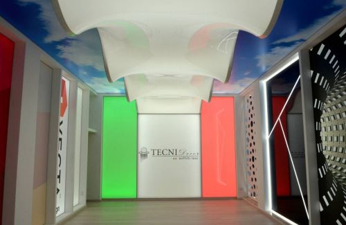Archisio - Tecni Decor Soffitti Tesi - Progetto Showroom
