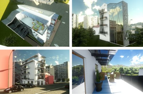 Archisio - Davide Amerio - Progetto Palazzina via boston