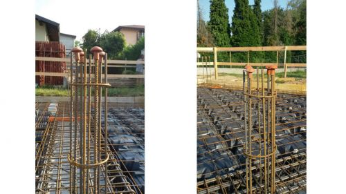 Archisio - Edilgorla - Progetto Casseratura fondazioni e posa iglu formazione pilastri su piano terra realizzazione pilastri su piano terra