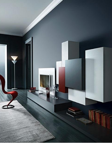 Archisio - Spazio 2000 Designer Di Masserano Alessandro - Progetto Zona giorno