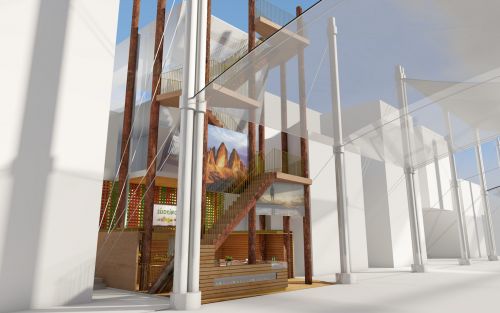 Archisio - Manuel Benedikter - Progetto Concorso padiglione alto adige sdtirol expo milano 2015