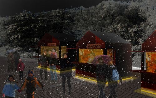 Archisio - Manuel Benedikter - Progetto Mercatino di natale a merano