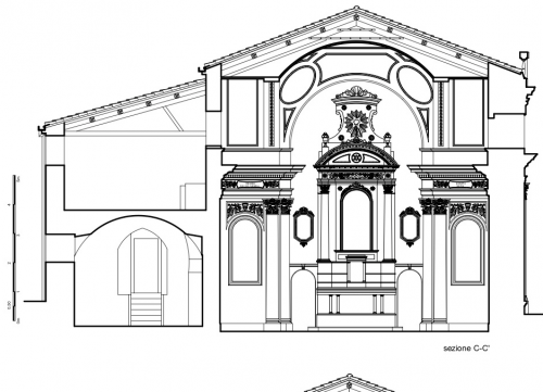 Archisio - Maurizio Loi - Progetto Rilevo della chiesa della madonna del carmine