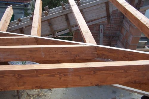 Archisio - Maurizio Loi - Progetto Committente privato - progettazione architettonica e strutturale copertura in legno lamellare