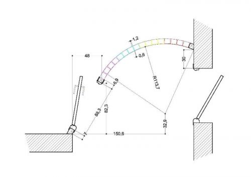Archisio - Maurizio Loi - Progetto Committente privato - progettazione parete divisoria in vetromattone