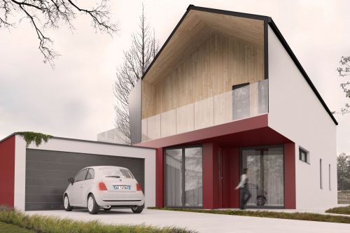 Archisio - Cesare Rossi - Progetto Villa bioarchitettura bg1