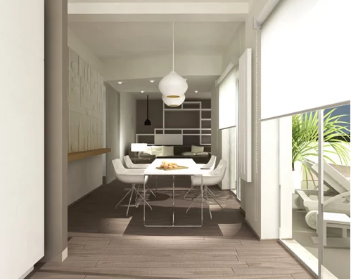 Archisio - Studio Aurea - Progetto Renovation penthouse in rome