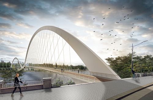 Archisio - Davide Coluzzi Daz Architect - Progetto Bridge in prague