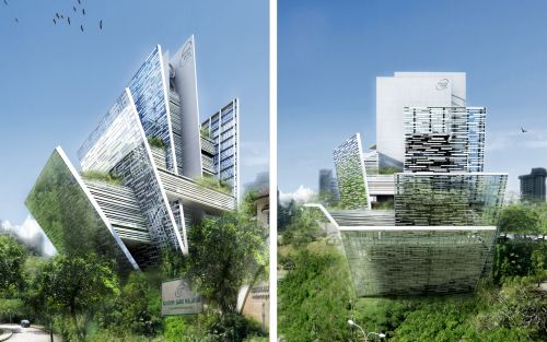 Archisio - Bicuadro - Progetto Accademia delle scienze della malesia kuala lumpur