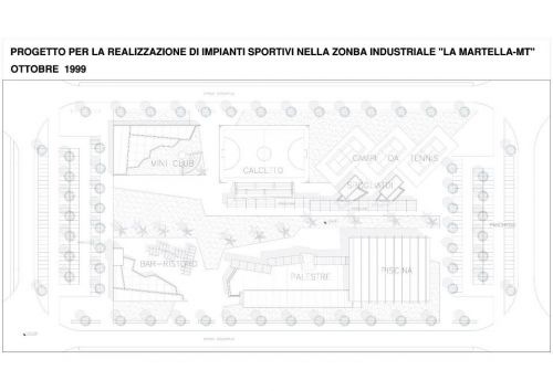Archisio - Marco Pagano - Progetto Planimetria 1999