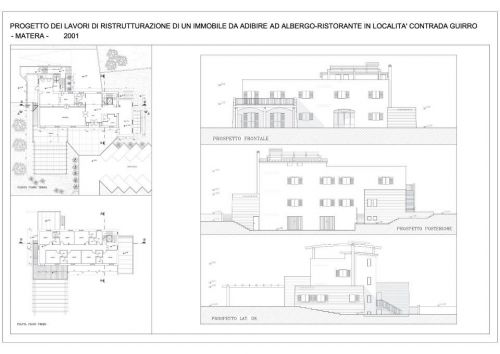 Archisio - Marco Pagano - Progetto Planimetria 2001