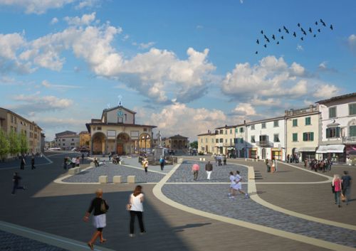 Archisio - B P Architetti - Progetto Piazze del capoluogo monsummano terme
