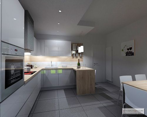 Archisio - Luca Riccardo - Progetto Cucina abitabile