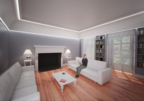 Archisio - Francesco Antoniazza - Progetto Restyling soggiorno edificio primo 900