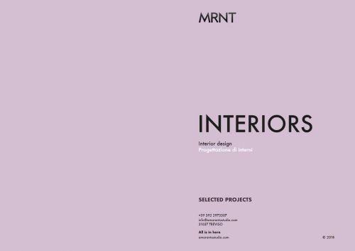 Archisio - Marianna Porcellato Porvett - Progetto Interiors