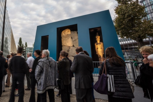 Archisio - Ateliers Romeo - Nicolas Dubois - Progetto Egitto antico delle statue di faraoni erette a parigi