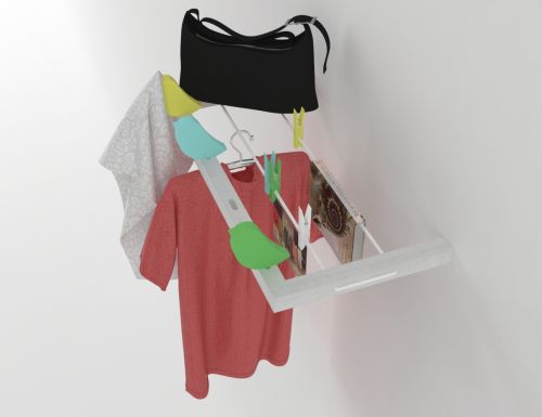Archisio - Luca Giraudo - Progetto Appendiabiti stendino sten