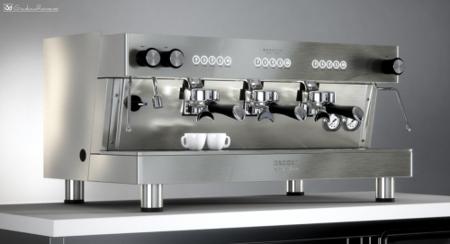 Archisio - 3d Gianluca Romano - Progetto Macchina da caff ascaso pro 3g