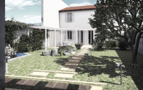 Archisio - Studio Ferretti - Progetto Sistemazione corte privata