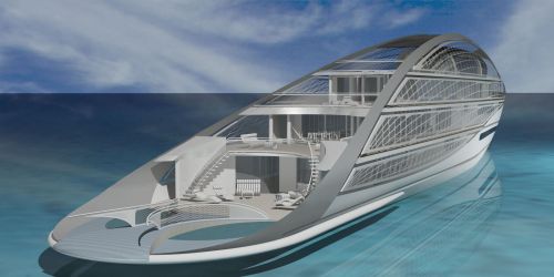 Archisio - Artifact Studio - Progetto Kraken megayacht for studioaquilano