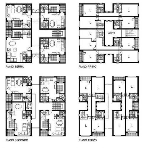 Archisio - Ruggero Lenci - Progetto Nuovi interventi residenziali nella cintura urbana bergamo