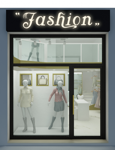 Archisio - Dario Benvenuti - Progetto Negozio abbigliamento donna