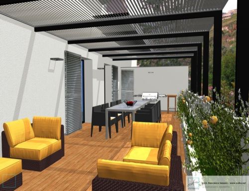 Archisio - Cofra Architettura Design Innovazione - Progetto Riorganizzazione degli spazi interni ed arredamento di attico vista mare