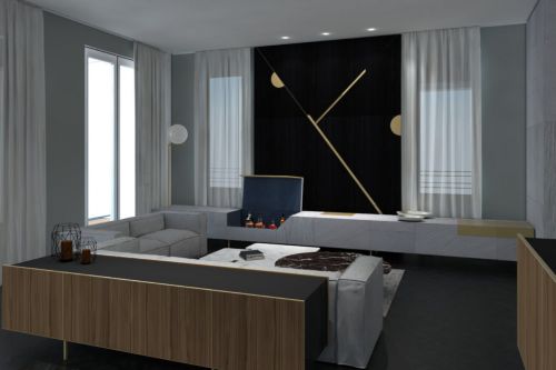 Archisio - Ettore Tricarico - Progetto Interni villa privata