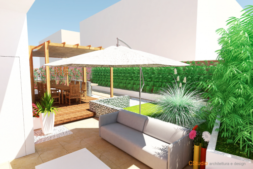 Archisio - Daniele Campolungo - Progetto Ristrutturazione terrazzo a roma