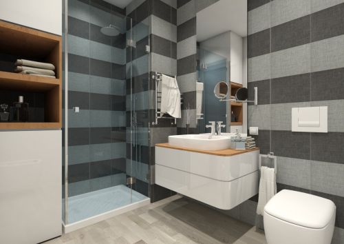 Archisio - Eleonora De Donatis - Progetto Bagno appartamento privato