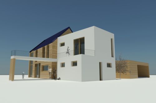 Archisio - Federico Berti Architetto - Progetto Casa unifamiliare