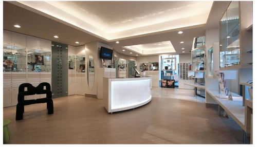 Archisio - Alessandra Fagnani Architetto - Progetto Ristrutturazione di negozio di ottica