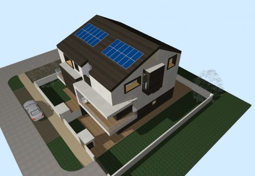 Archisio - Glagabriele Lottici Architetto - Progetto Casa per due famiglie