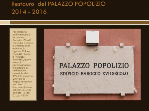 Archisio - Emmeti Architetti Associati - Progetto Restauro del palazzo popolizio