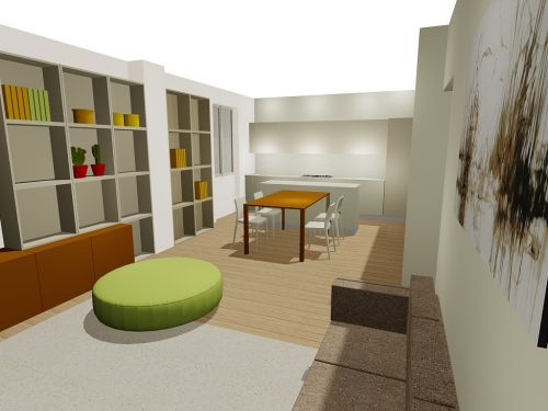 Archisio - A2 Architetti - Progetto Da bilocale a trilocale ristrutturazione casafacile