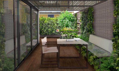 Archisio - Adriana Pedrotti - Progetto Il terrazzo fashion