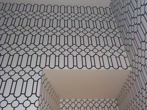 Archisio - Annalisa Cerre - Progetto Ingresso con carta da parati moderna