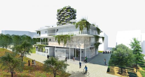 Archisio - Coarch Studio - Progetto Concorso internazionale per il il centro civico di milano - garibaldi isola - 2014