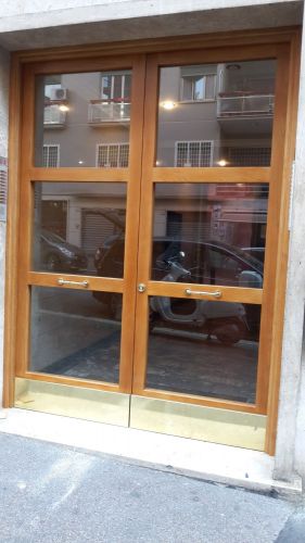 Archisio - Arte Del Legno 86 Snc - Progetto Portone condominiale in legno