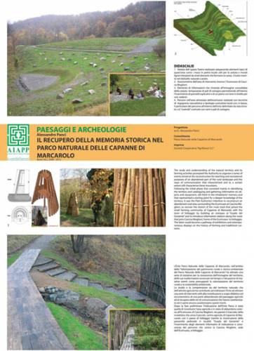 Archisio - Pstudio - Progetto Il recupero della memoria storica nel parco naturale delle capanne di marcarolo