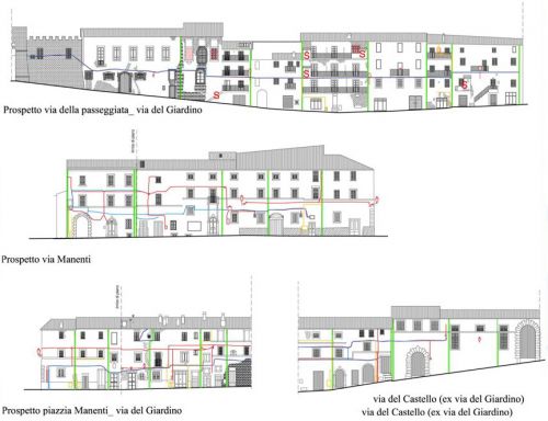 Archisio - Pstudio - Progetto Piano di recupero spina di castello