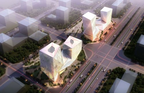 Archisio - Plasma Studio - Progetto Datong twins towers