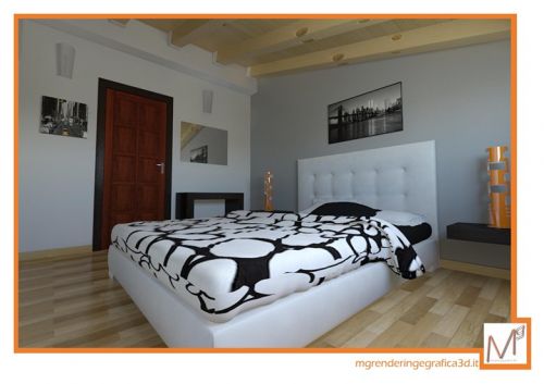 Archisio - Marco Giglio - Progetto Ristrutturazione interna - camera da letto